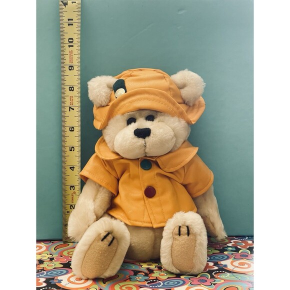 VTG 1996  Pickford Brass Button Bear Harper  Stuffed Animal w/ Outfit & Hat - Picture 3 of 9